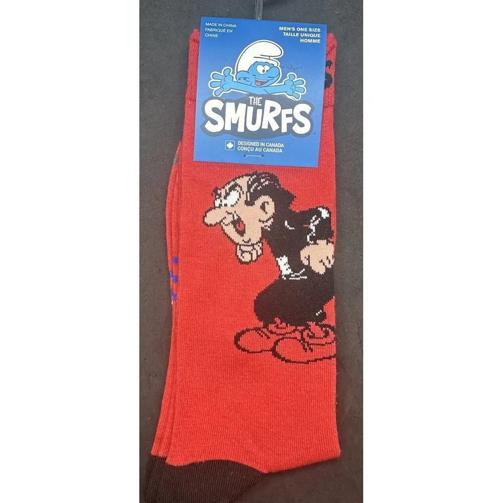 Gargamel (Smurfs) ‎ Crew Socks Men's  Shoe Size US 7-12 NWT